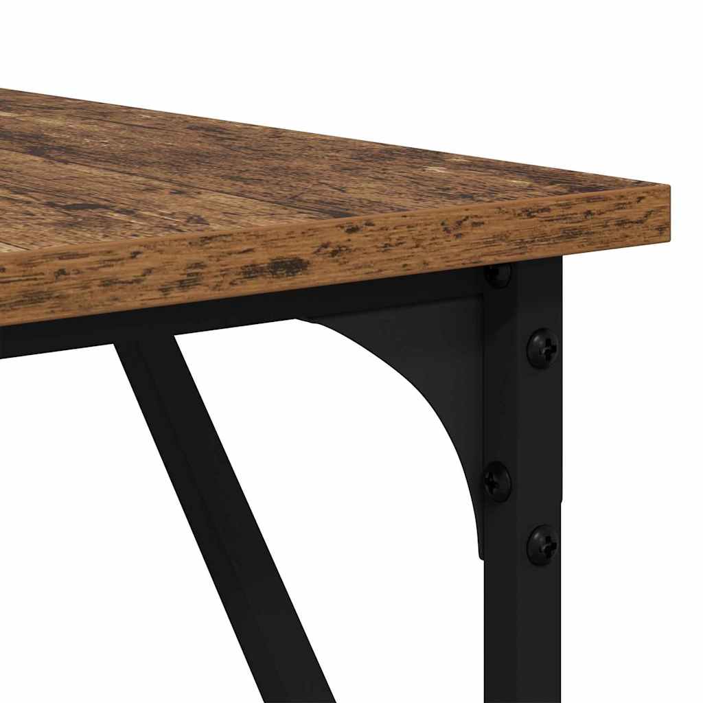 Desk Old Wood 149 x 149 x 75 cm Engineered Wood