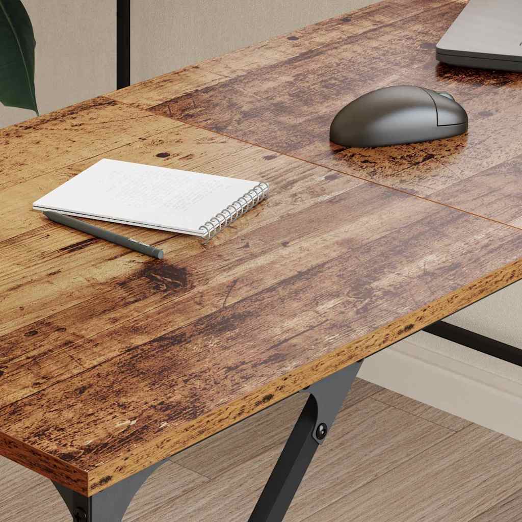 Desk Old Wood 149 x 149 x 75 cm Engineered Wood