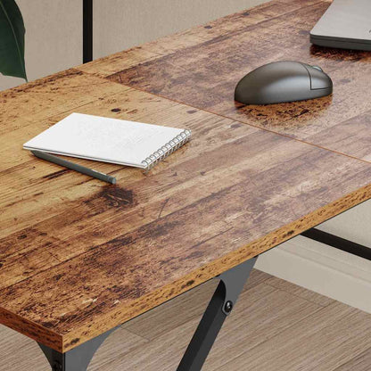 Desk Old Wood 149 x 149 x 75 cm Engineered Wood