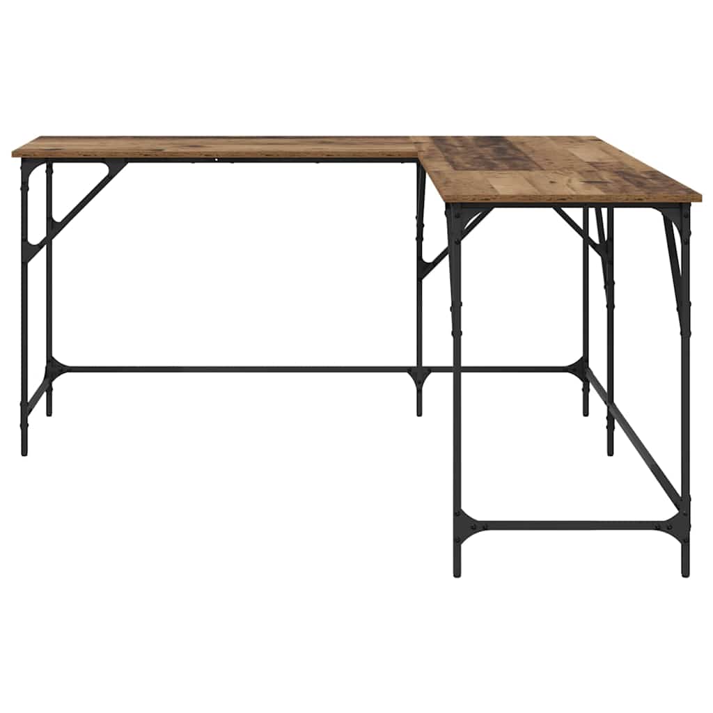 Desk Old Wood 149 x 149 x 75 cm Engineered Wood