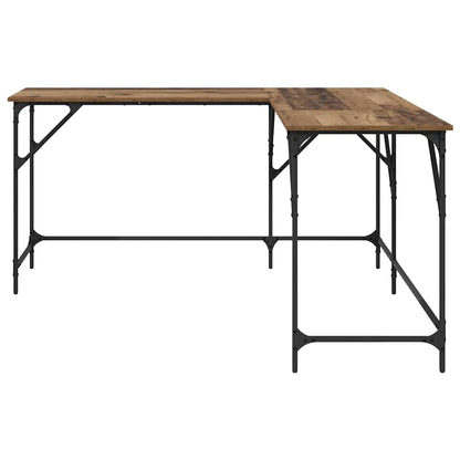 Desk Old Wood 149 x 149 x 75 cm Engineered Wood