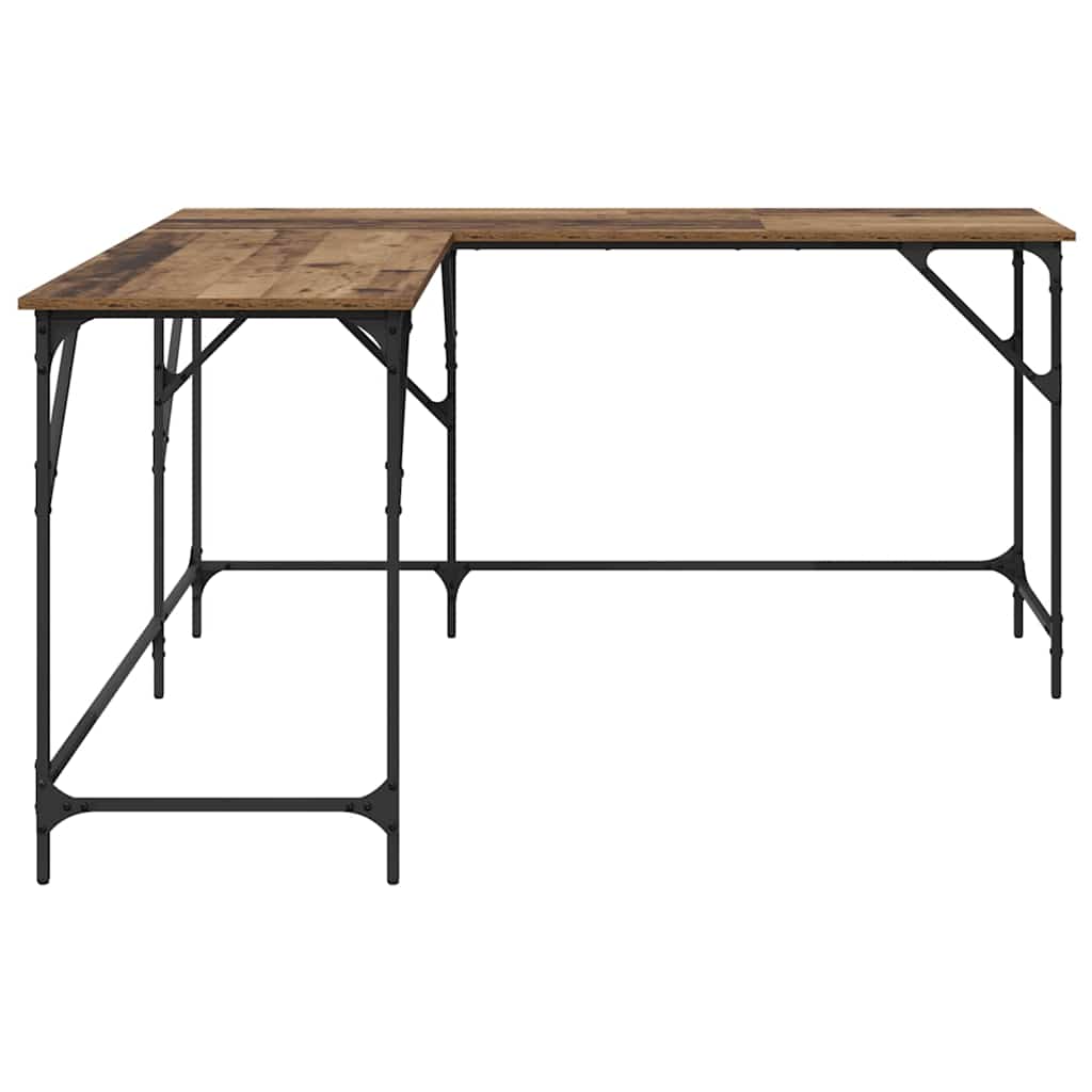 Desk Old Wood 149 x 149 x 75 cm Engineered Wood