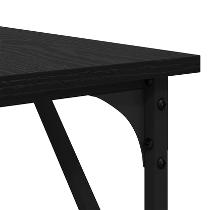 Desk Black Oak Engineered Wood 149 x 149 x 75 cm