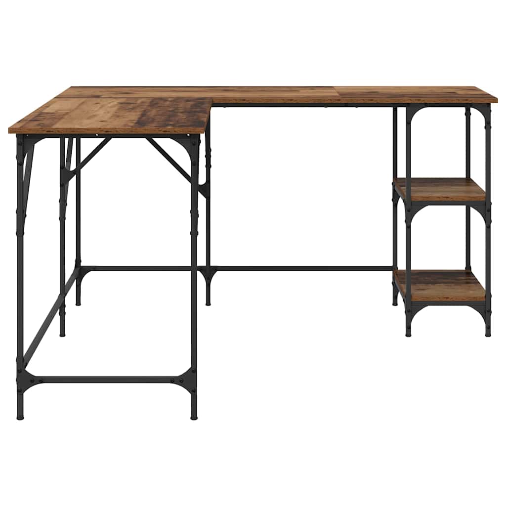 Desk Old Wood 139 x 139 x 75 cm Engineered Wood