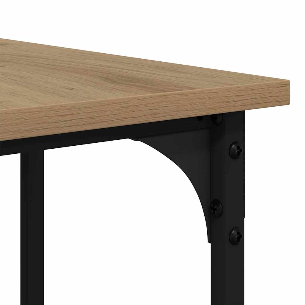 Desk Artisan Oak 139 x 139 x 75 cm Engineered Wood
