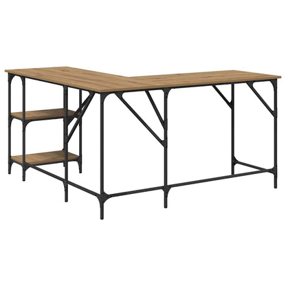 Desk Artisan Oak 139 x 139 x 75 cm Engineered Wood