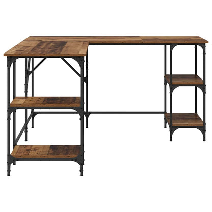 Desk Old Wood 139 x 139 x 75 cm Engineered Wood