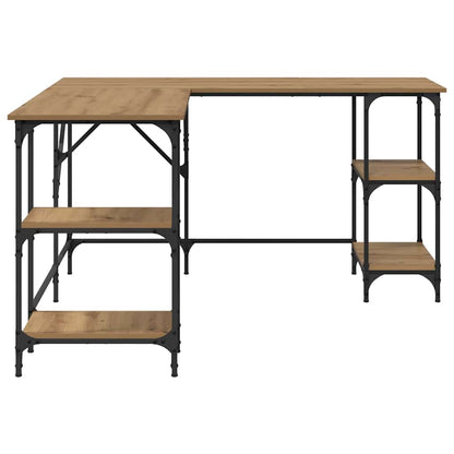 Desk Artisan Oak Engineered Wood 139 x 139 x 75 cm