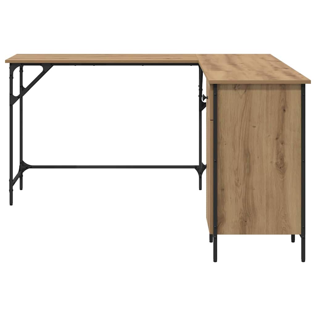 Desk Artisan Oak 141 x 141 x 75 cm Engineered Wood