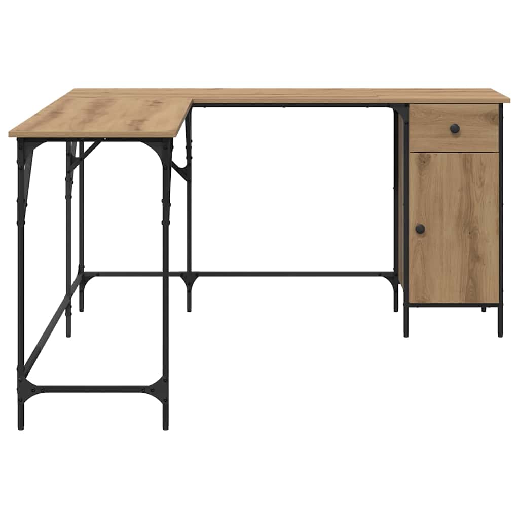 Desk Artisan Oak 141 x 141 x 75 cm Engineered Wood
