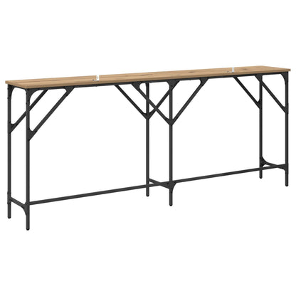 Console Table Artisan Oak 180 x 30 x 75 cm Engineered Wood