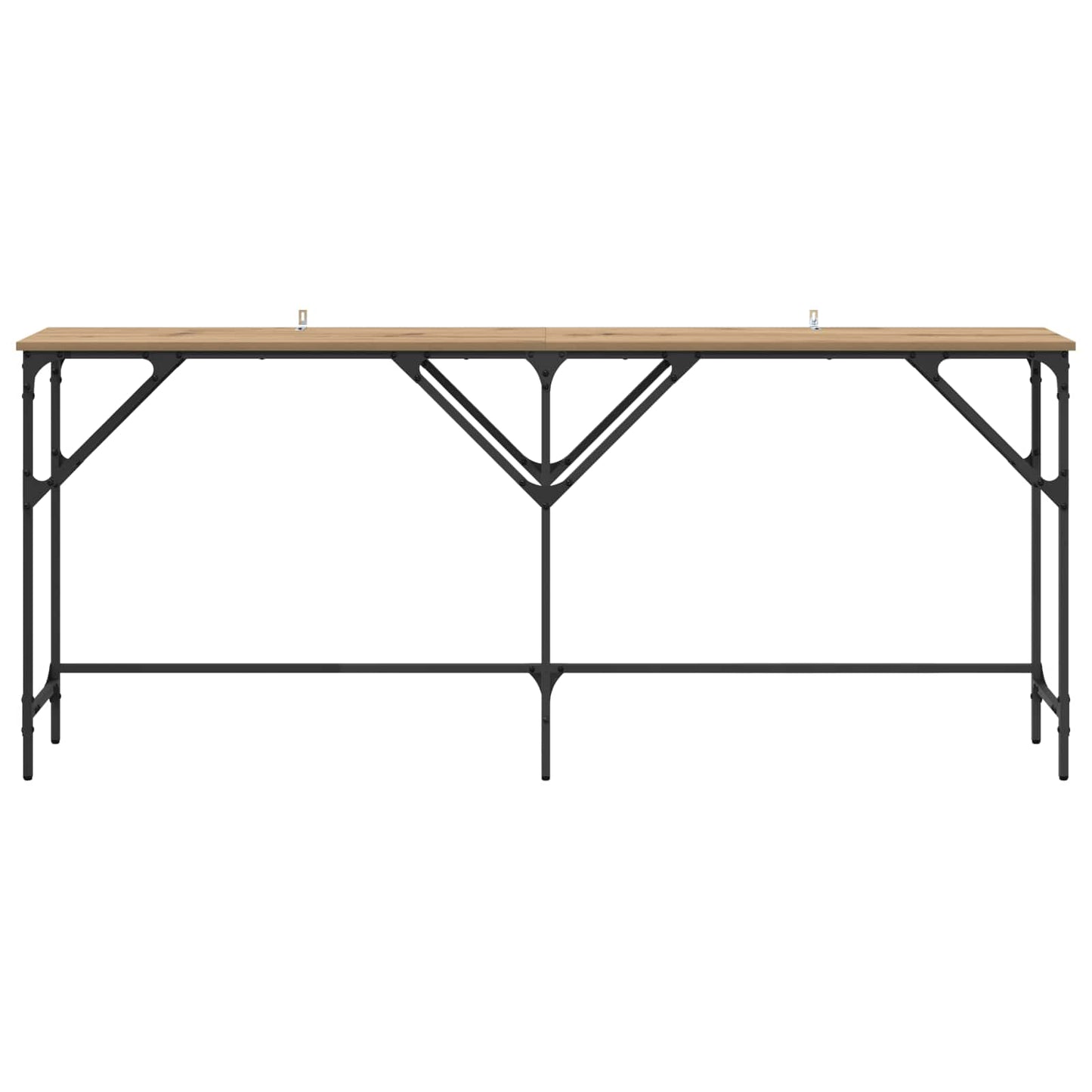 Console Table Artisan Oak 180 x 30 x 75 cm Engineered Wood
