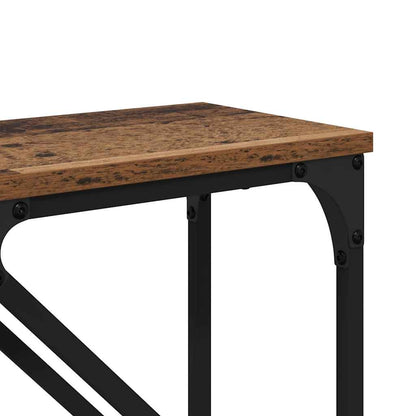 Console Table 2 pcs Old Wood 100 x 28 x 75 cm Engineered Wood