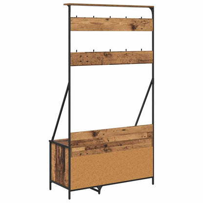 Clothes Rack Old Wood 100 x 41 x 184 cm Engineered Wood