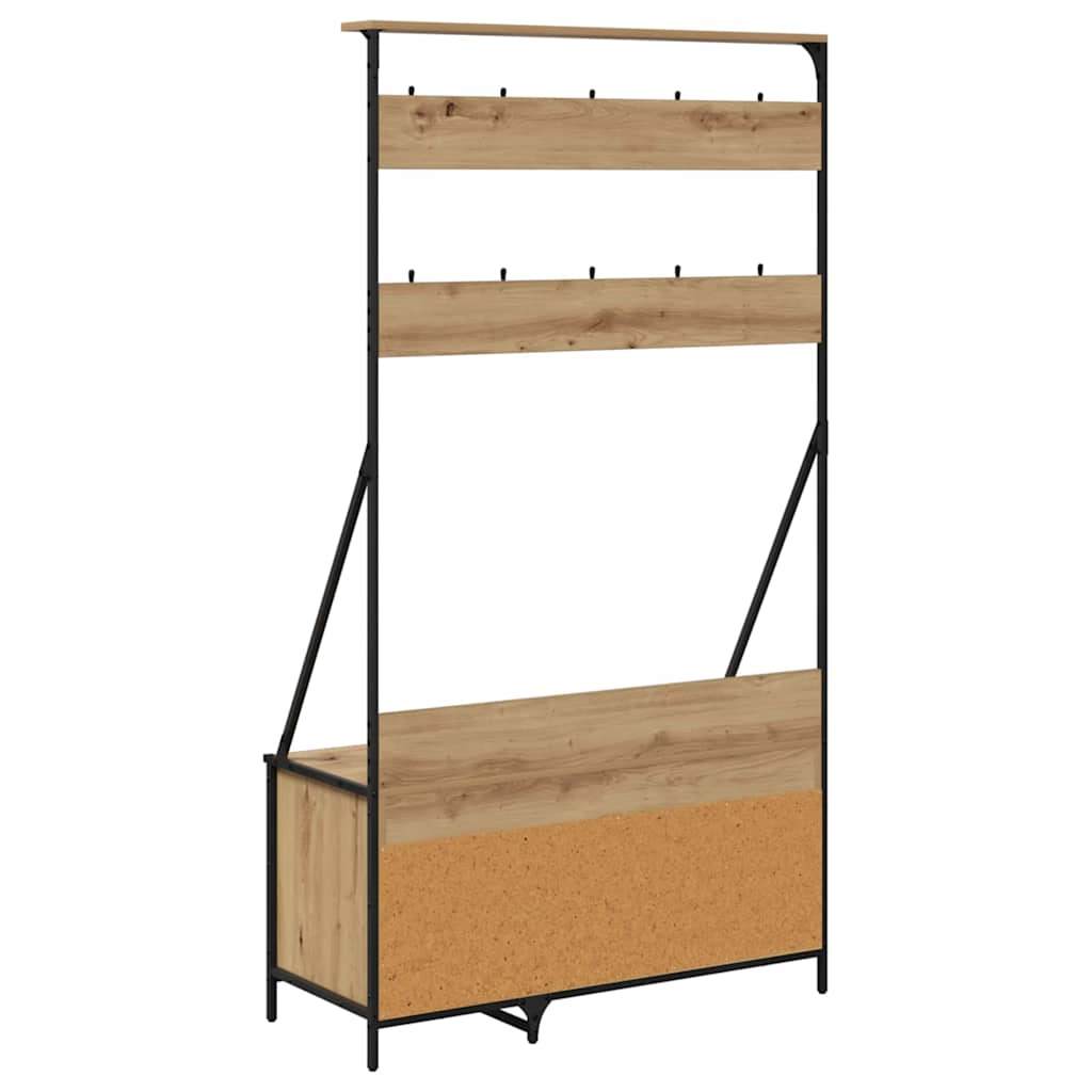 Clothes Rack Artisan Oak 100 x 41 x 184 cm Engineered Wood