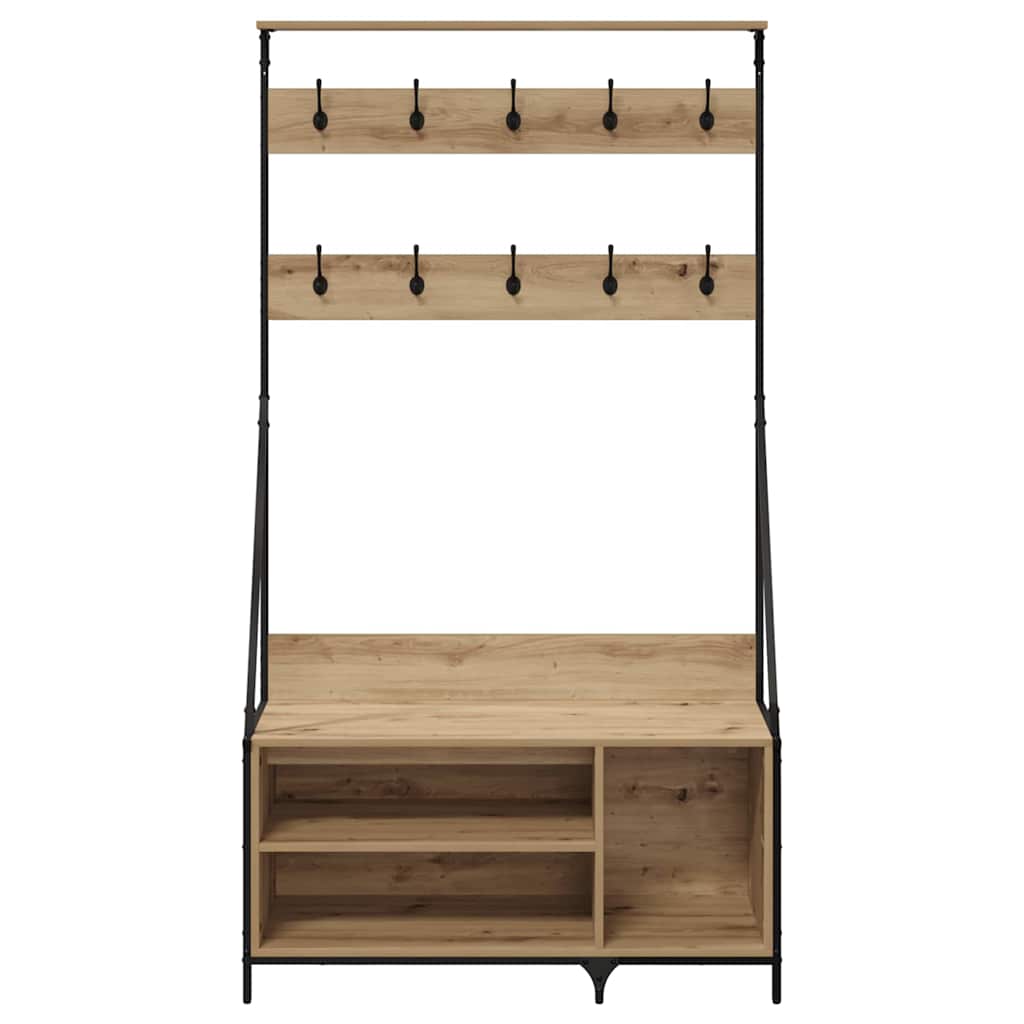 Clothes Rack Artisan Oak 100 x 41 x 184 cm Engineered Wood