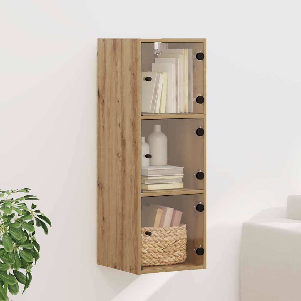 Wall Cabinet Artisan Oak 35 x 37 x 102 cm Engineered Wood