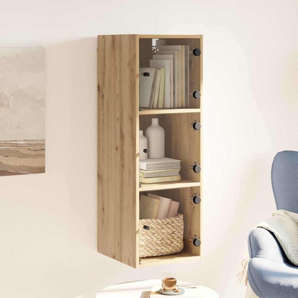 Wall Cabinet Artisan Oak 35 x 37 x 102 cm Engineered Wood