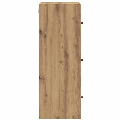Wall Cabinet Artisan Oak 35 x 37 x 102 cm Engineered Wood