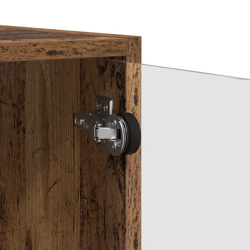 Wall Cabinets 2 pcs Old Wood 68 x 37 x 35 cm Engineered Wood