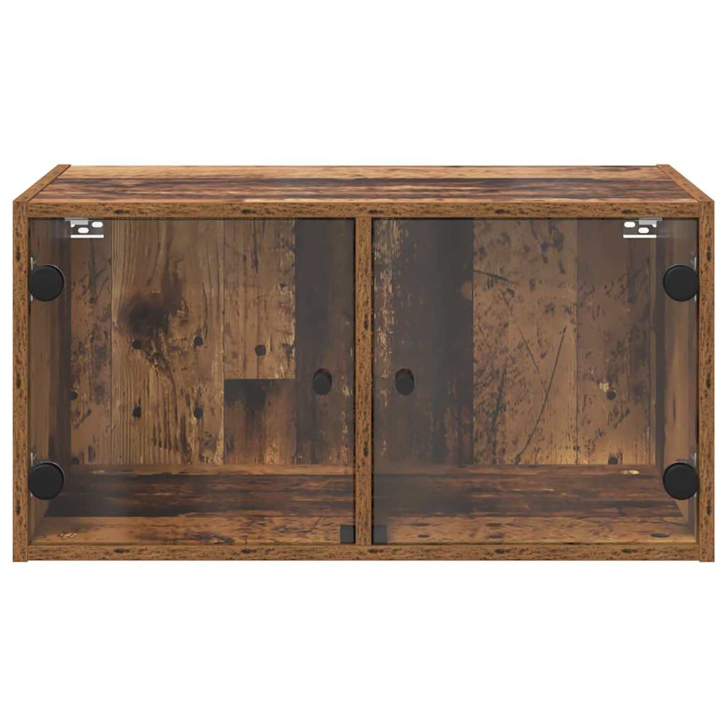 Wall Cabinets 2 pcs Old Wood 68 x 37 x 35 cm Engineered Wood