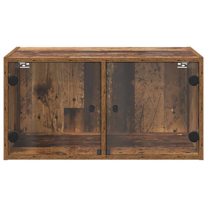 Wall Cabinets 2 pcs Old Wood 68 x 37 x 35 cm Engineered Wood
