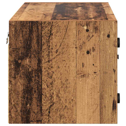 Wall Cabinets 2 pcs Old Wood 68 x 37 x 35 cm Engineered Wood