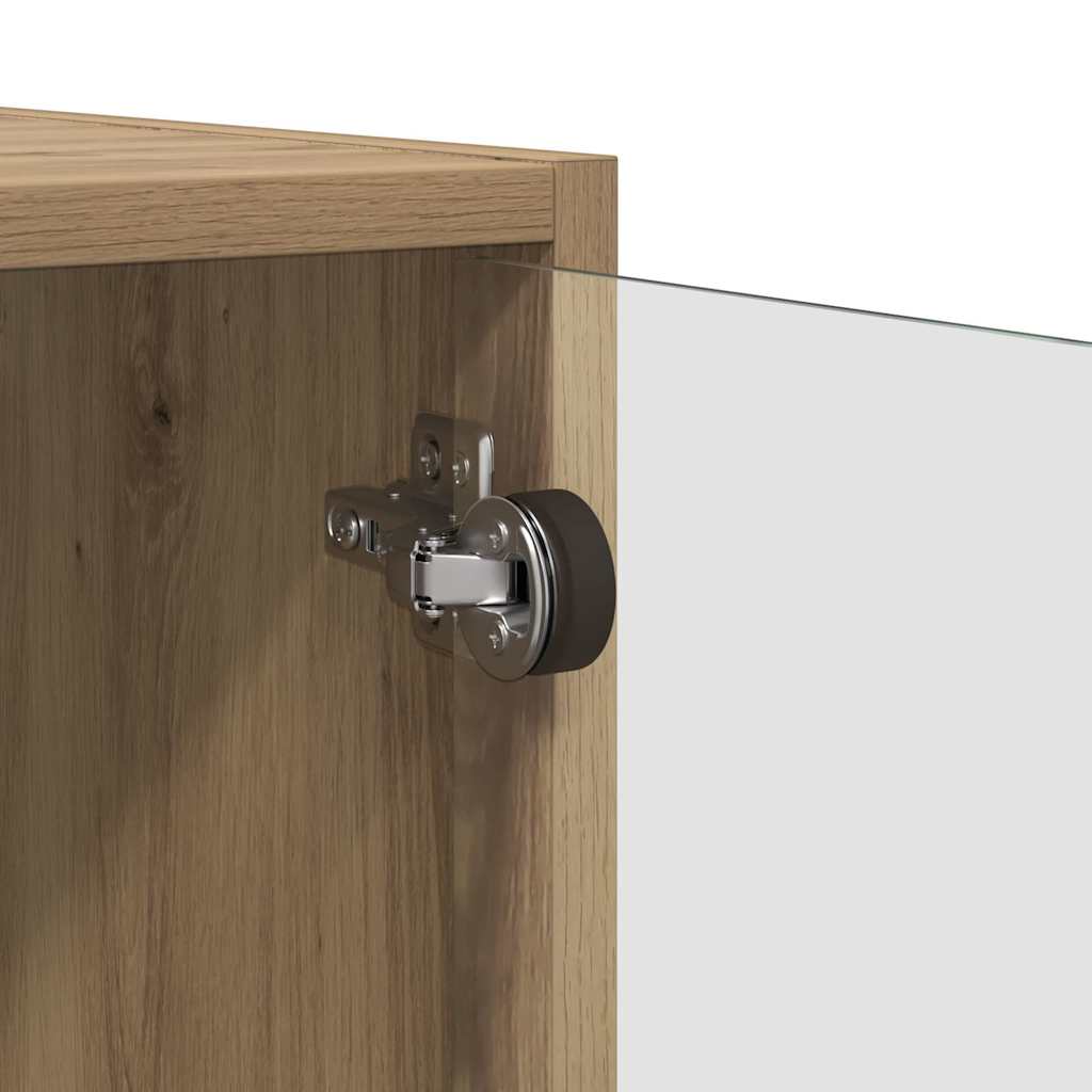 Wall Cabinets 2 pcs 68 x 37 x 35 cm Engineered Wood Artisan Oak