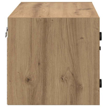 Wall Cabinets 2 pcs 68 x 37 x 35 cm Engineered Wood Artisan Oak