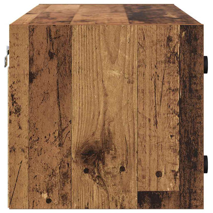 Wall Cabinet Old Wood 102 x 37 x 35 cm Engineered Wood