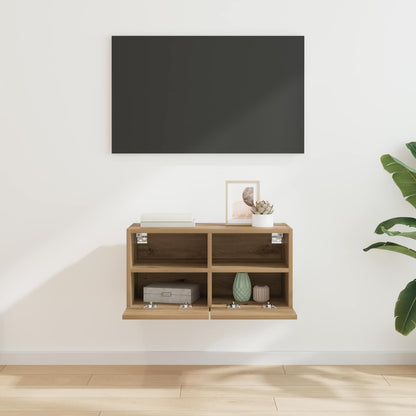TV Wall Cabinet Artisan Oak 60 x 30 x 30 cm Engineered Wood