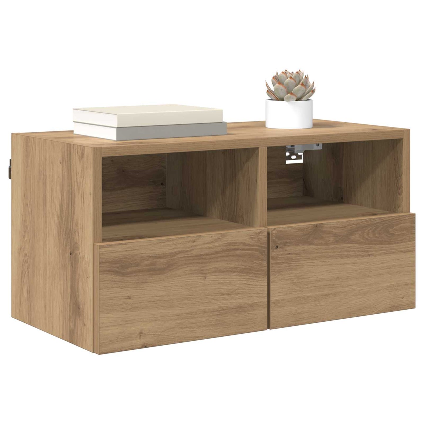 TV Wall Cabinets Wall-mounted 2 pcs Artisan Oak 60 x 30 x 30 cm