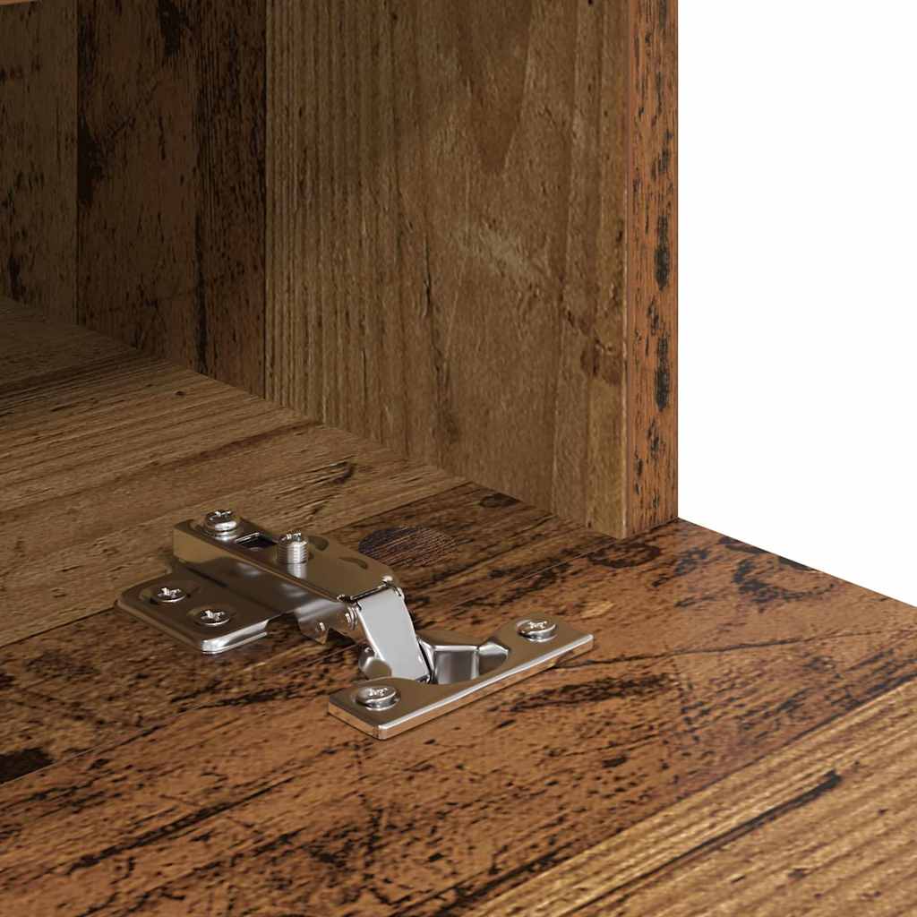 TV Wall Cabinet Old Wood 80 x 30 x 30 cm Engineered Wood