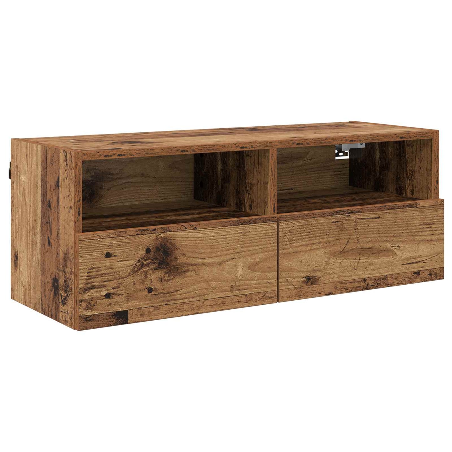 TV Wall Cabinet Old Wood 80 x 30 x 30 cm Engineered Wood