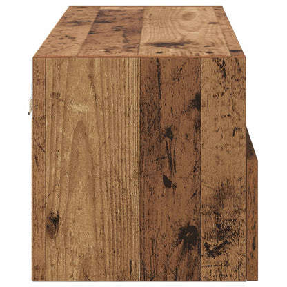 TV Wall Cabinets 2 pcs Old Wood 80 x 30 x 30 cm Engineered Wood