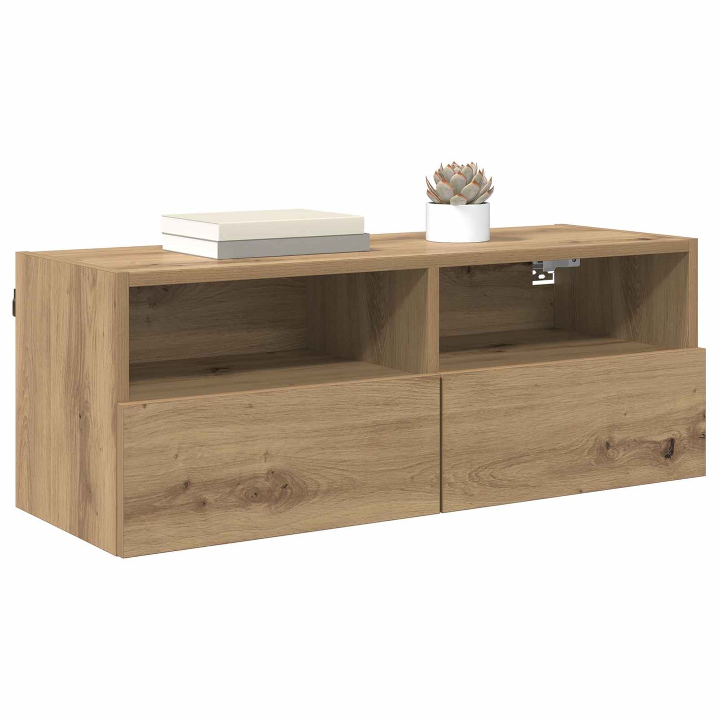 TV Wall Cabinet 80 x 30 x 30 cm Artisan Oak Engineered Wood