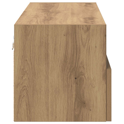 TV Wall Cabinet 80 x 30 x 30 cm Artisan Oak Engineered Wood