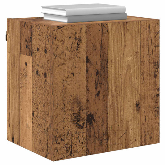 TV Wall Cabinet Old Wood 40.5x30x40cm Engineered Wood