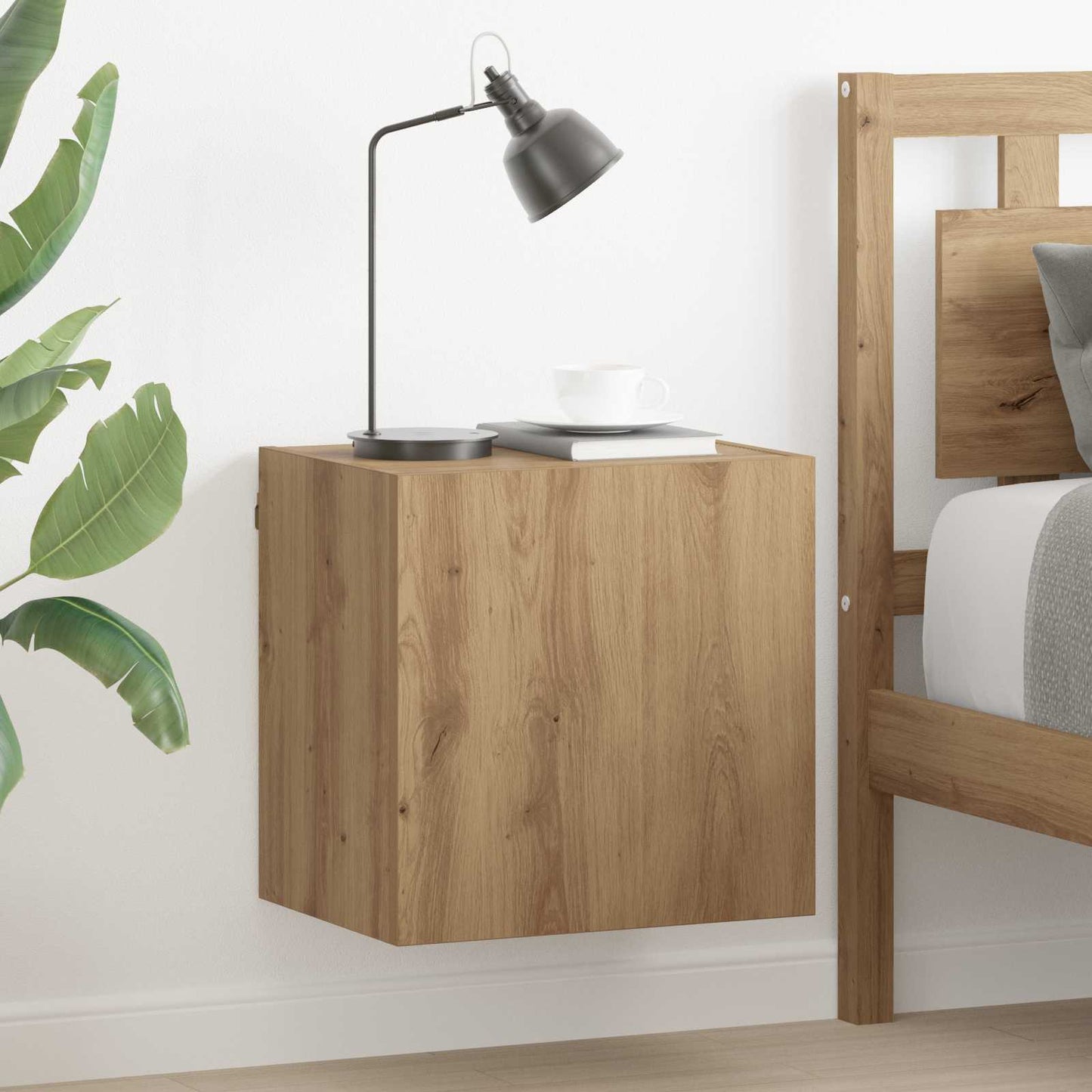 TV Wall Cabinet Artisan Oak 40.5x30x40cm Engineered Wood