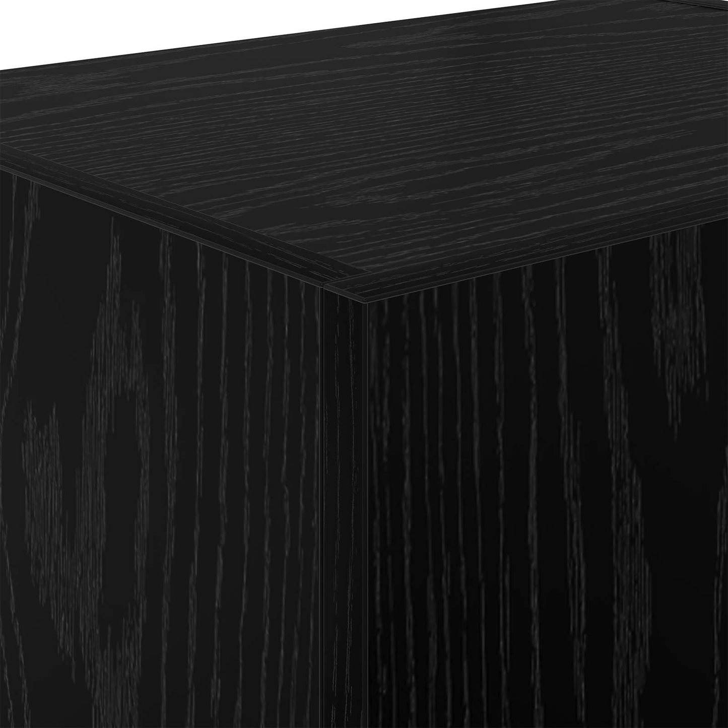 TV Wall Cabinet Black Oak 40.5x30x40cm Engineered Wood
