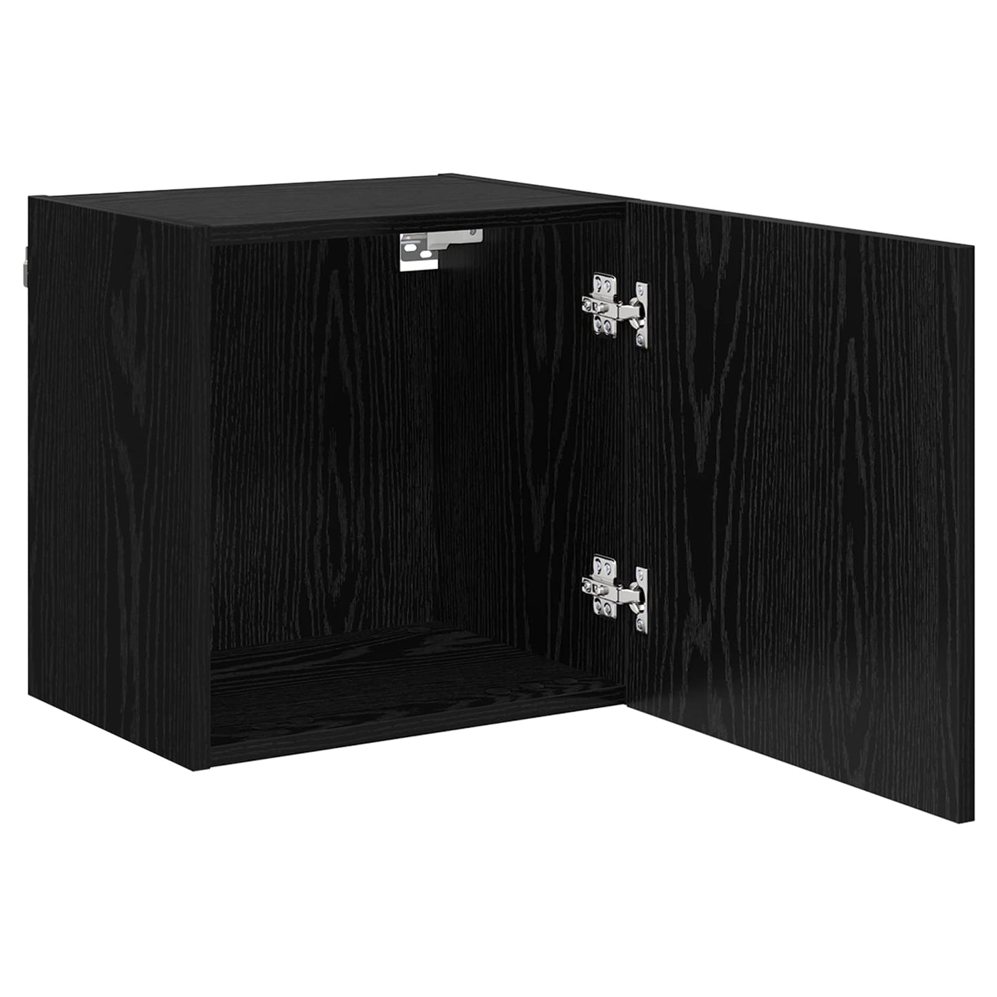 TV Wall Cabinet Black Oak 40.5x30x40cm Engineered Wood