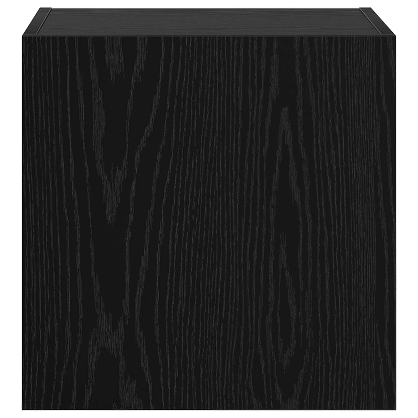 TV Wall Cabinet Black Oak 40.5x30x40cm Engineered Wood