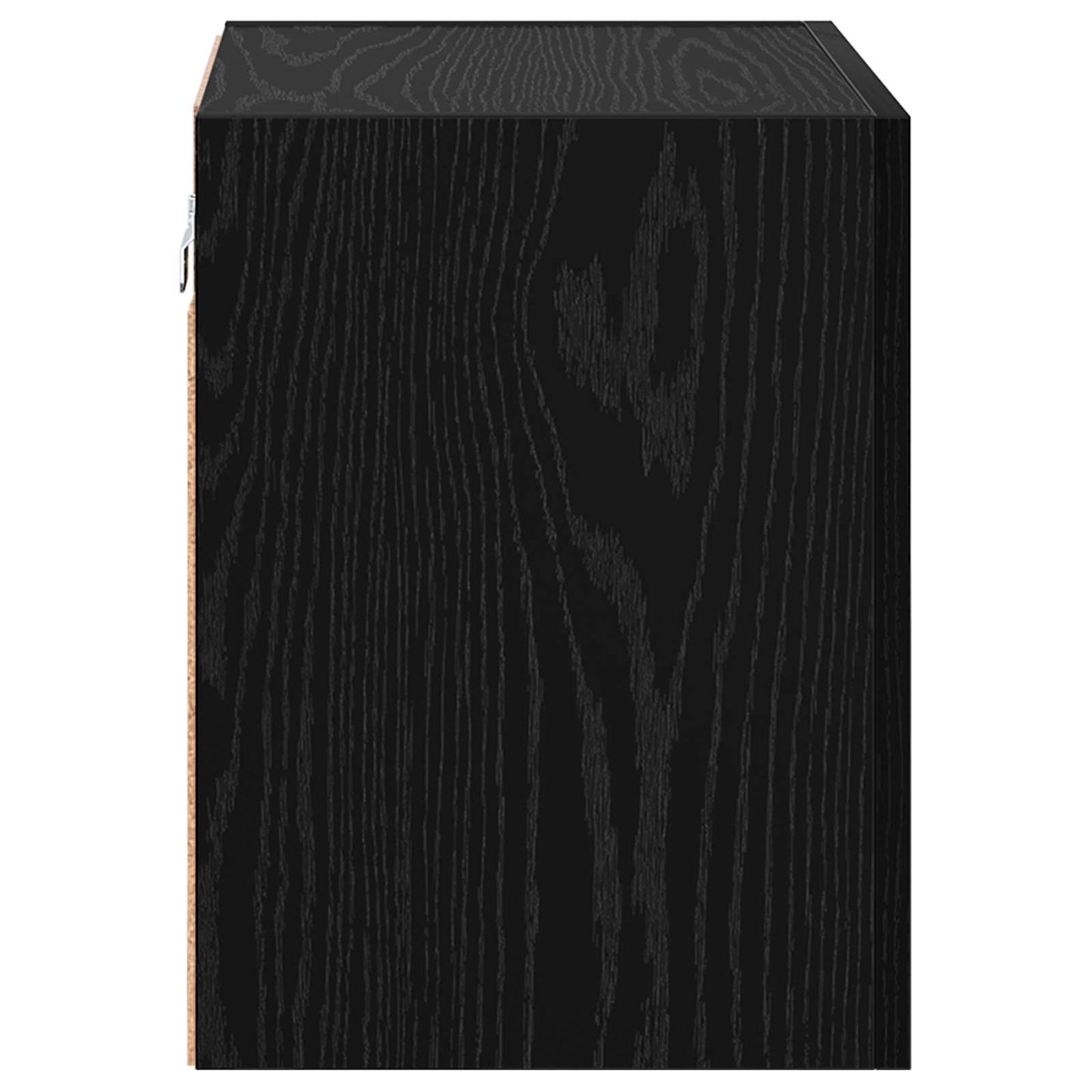 TV Wall Cabinet Black Oak 40.5x30x40cm Engineered Wood