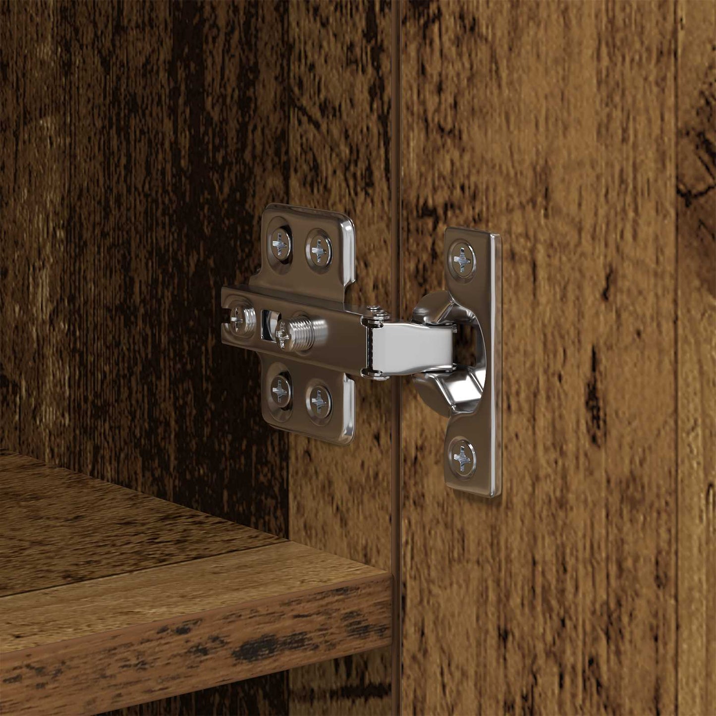 TV Wall Cabinet Old Wood 40.5 x 30 x 102 cm Engineered Wood