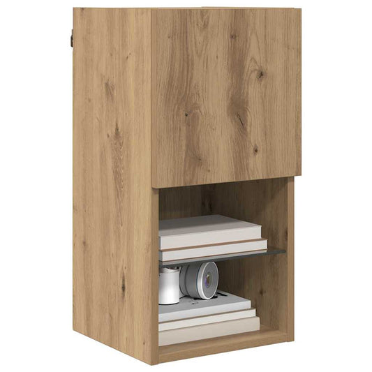 Wall-mounted TV Cabinets 2 pcs Artisan Oak 30.5 x 30 x 60 cm