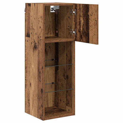 Wall-mounted TV Cabinets 2 pcs Old Wood 30.5 x 30 x 90 cm