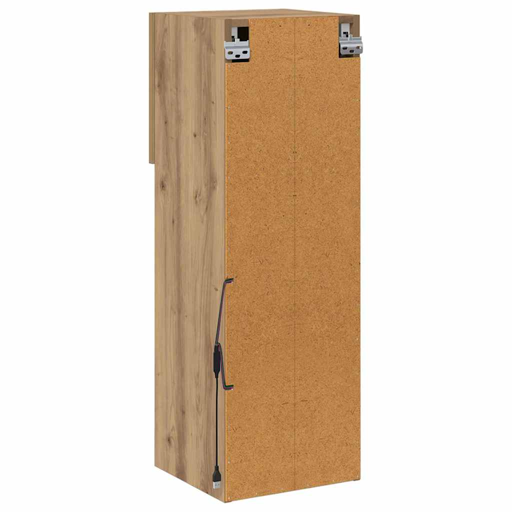Wall-mounted TV Cabinets 2 pcs Artisan Oak 30.5 x 30 x 90 cm