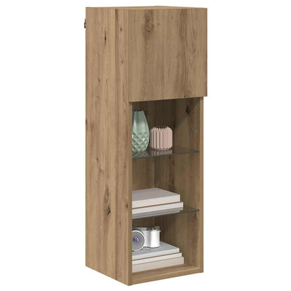 Wall-mounted TV Cabinets 2 pcs Artisan Oak 30.5 x 30 x 90 cm