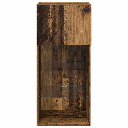 Wall-mounted TV Cabinets 2 pcs Old Wood 40.5 x 30 x 90 cm