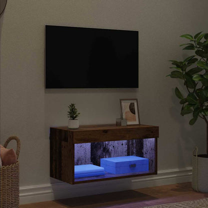 TV Cabinet Set Old Wood 60 x 30 x 30 cm Engineered Wood